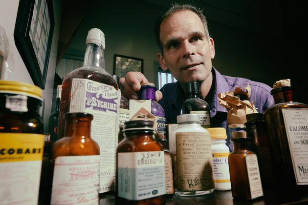 Pharmacist and toxicologist Lee Cantrell tested drugs that had been expired for decades. Most of them were still potent enough to be on the shelves today. (Sandy Huffaker for ProPublica)