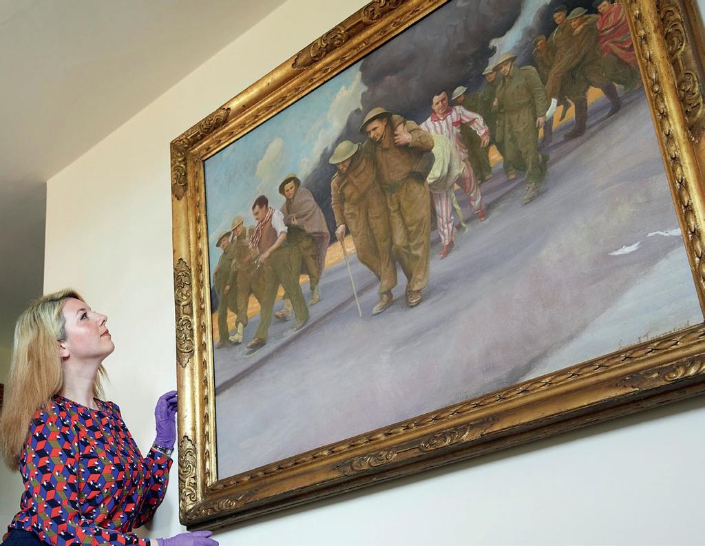 Dunkirk Painting Owned By Sir Winston Churchill Goes On Public Display ...