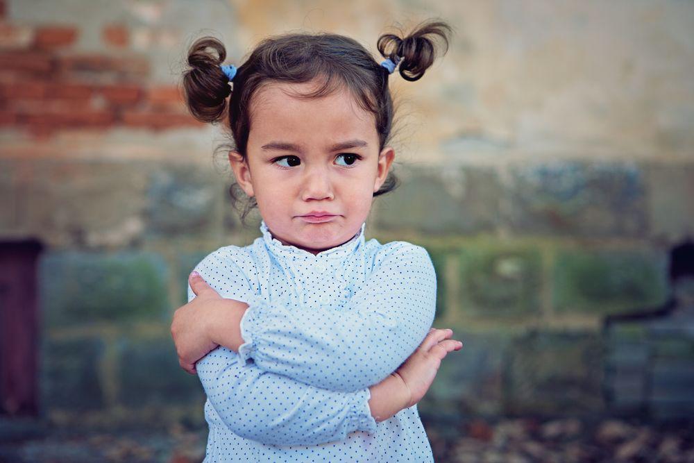 Toddler Girl Tantrum Upset