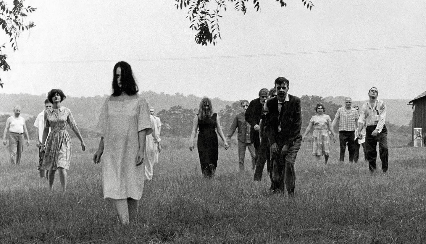 A scene from the 1968 film, an instant hit and the first of three horror masterpieces by George Romero.