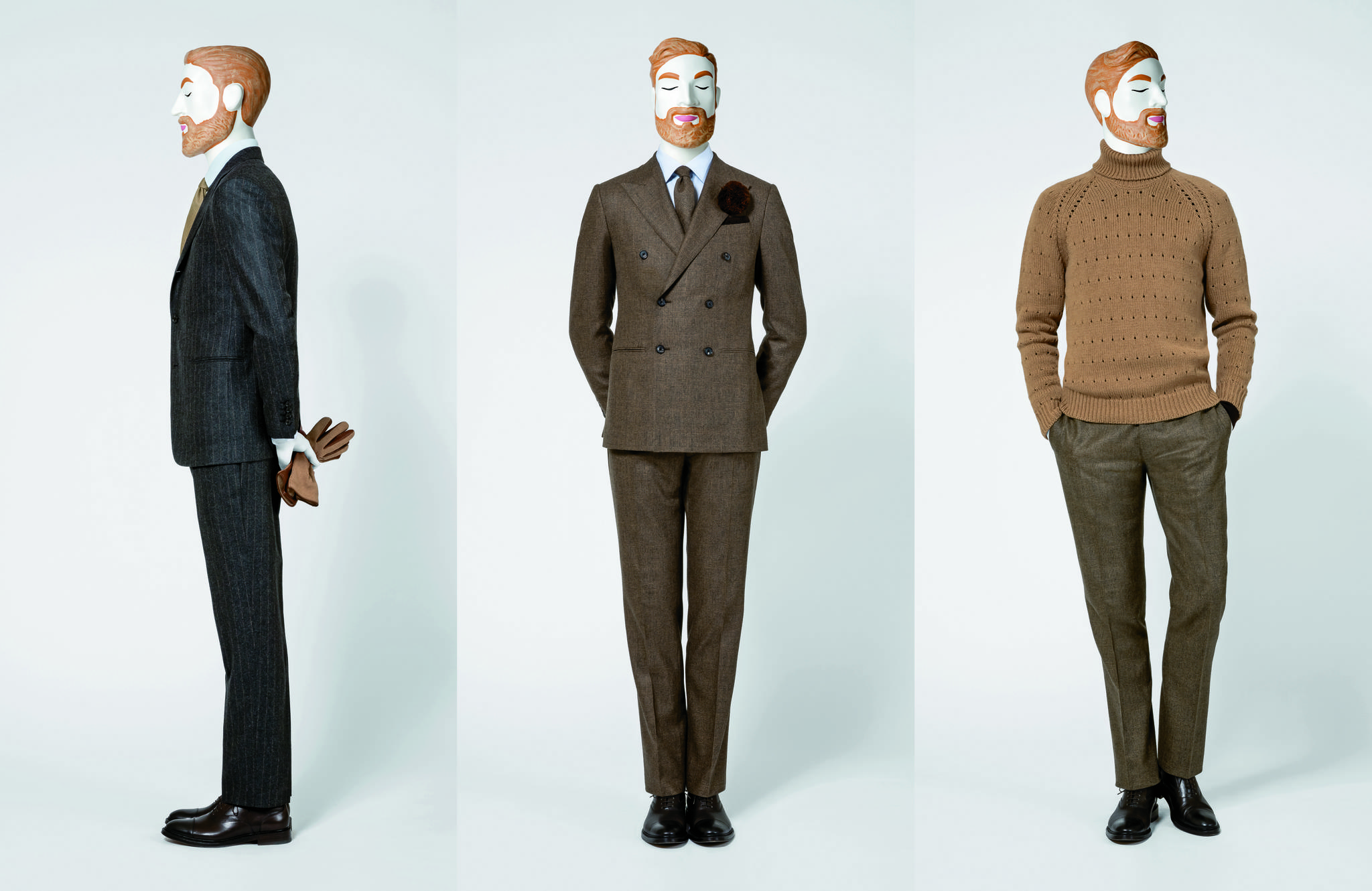 Caruso's AW16 menswear, made with its new Gobi Gold camel-hair fabrics, manages to be both warm, light—and cool.