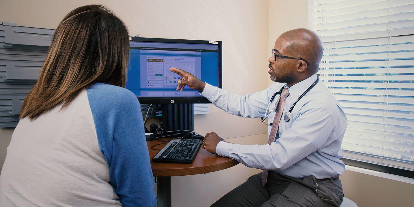 At his obesity clinic at Wake Forest, Ard tracks patients’ weight, activity, food choices, water intake, sleep and other factors.