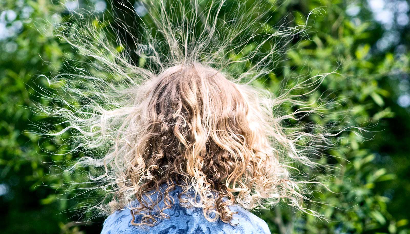 static electricity hair