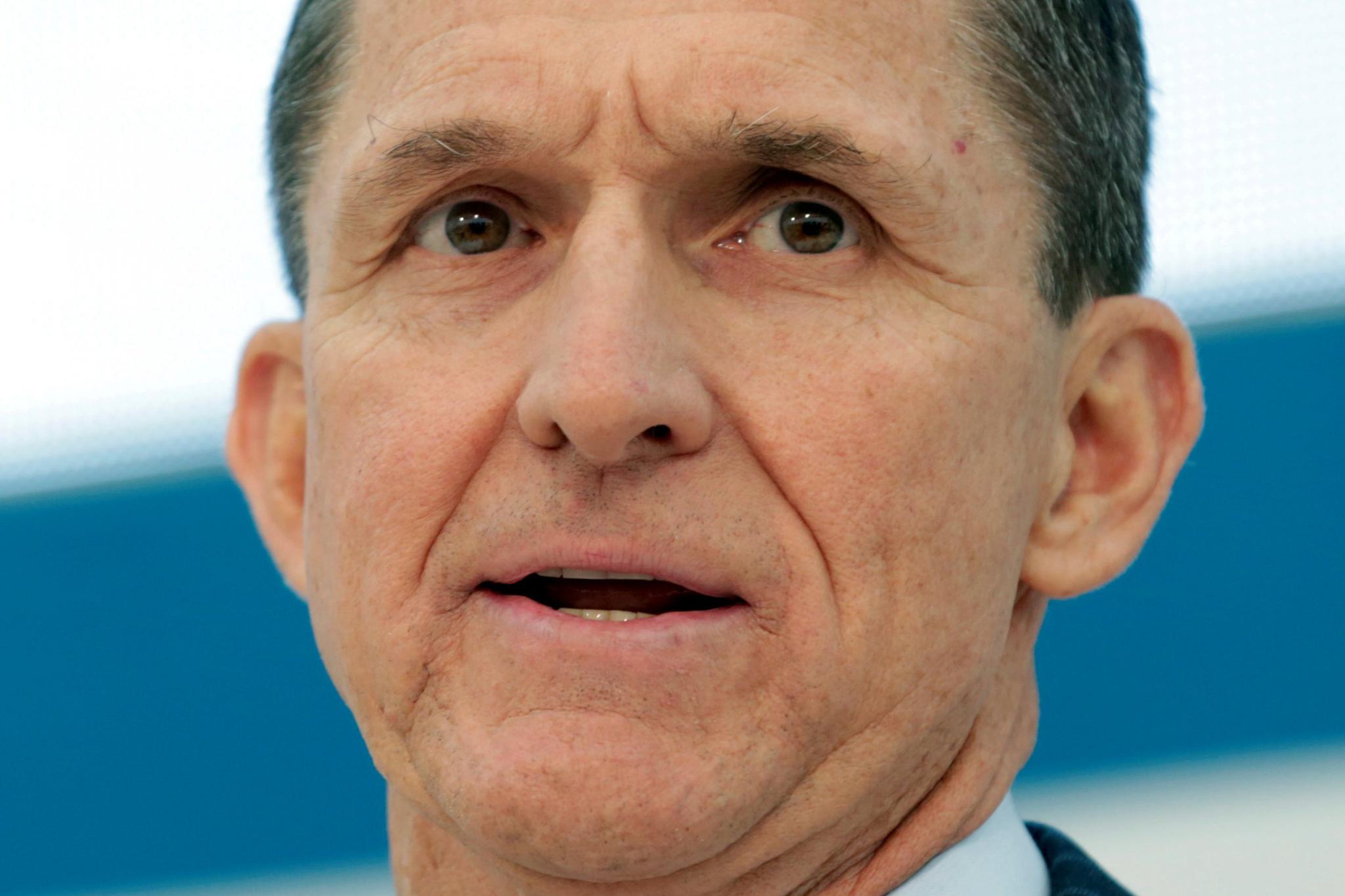 Flynn speaks at a U.S. Institute of Peace conference on January 10.