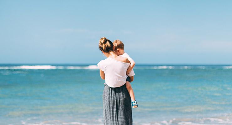 From Motherless to Motherhood, by Jan Hiner. Photograph of mother and son by Daiga Ellaby