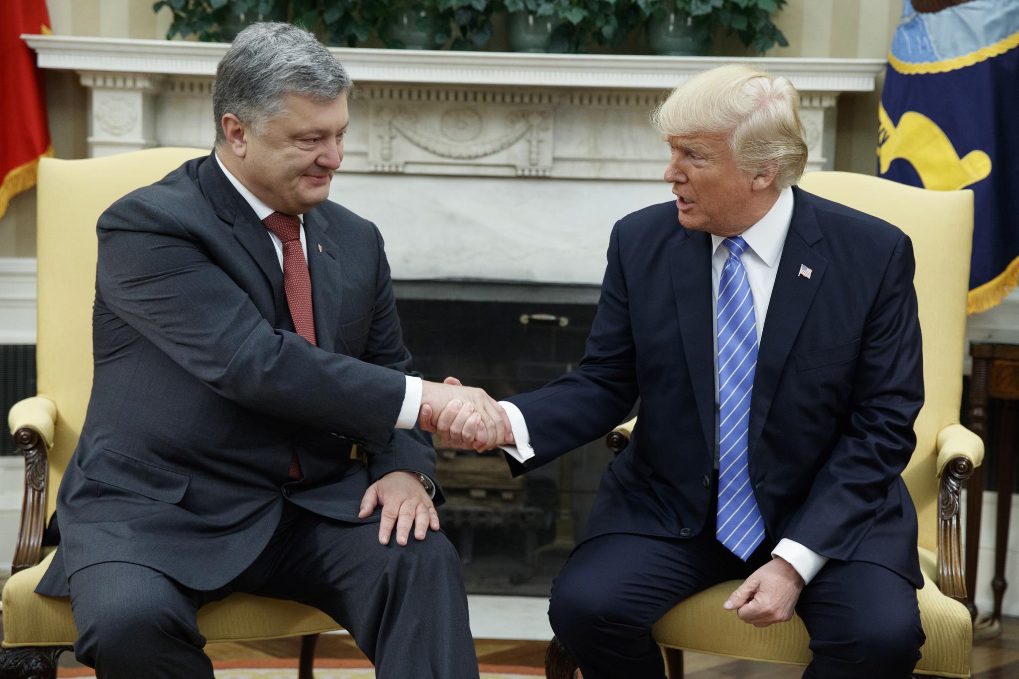 Donald Trump, Petro Poroshenko
