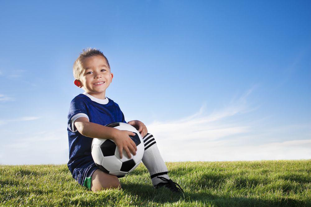 Little Boy Soccer Player
