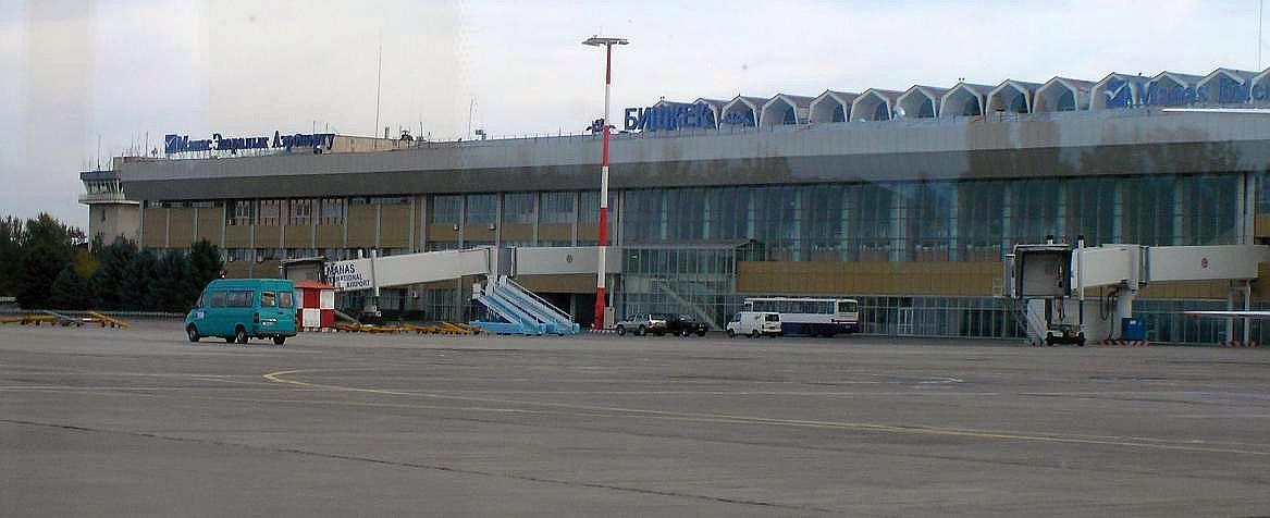 Kyrgyzstan's Manas airport in Bishkek. Creative commons.