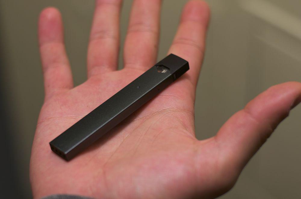 Juul in Palm of Hand