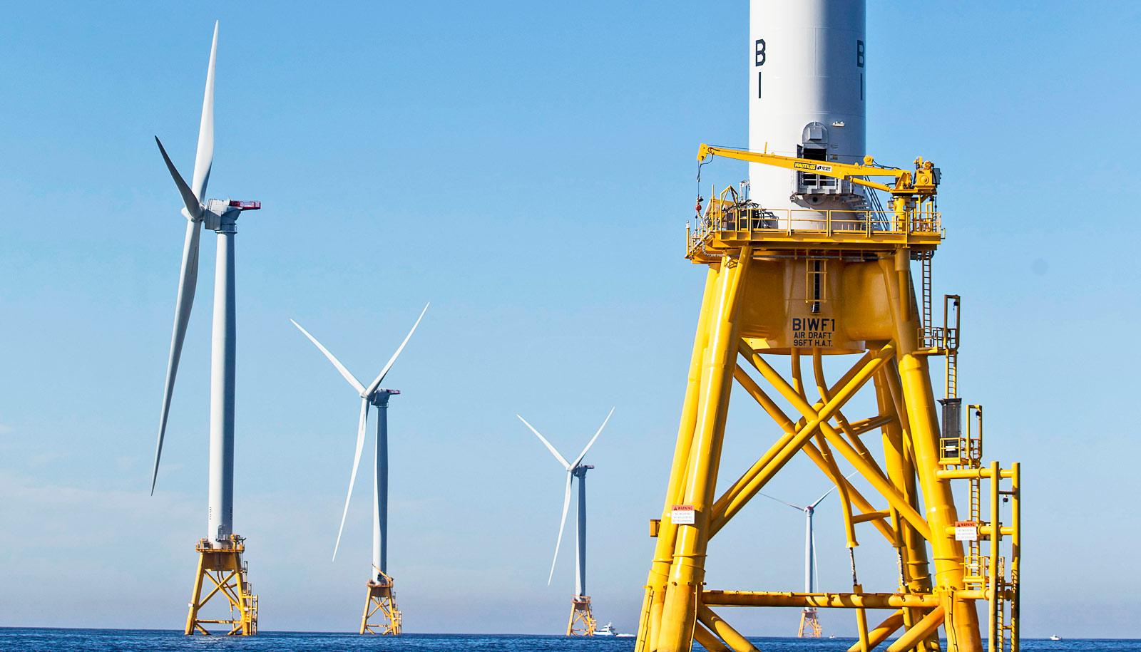 wind farm off Block Island, RI