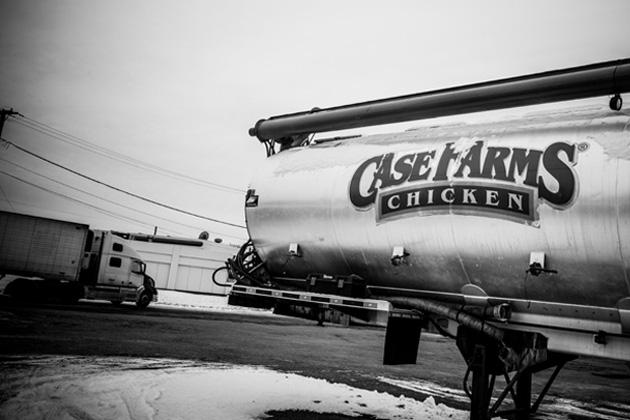 The Case Farms chicken plant in Canton, Ohio (Hector Emanuel, special to ProPublica)