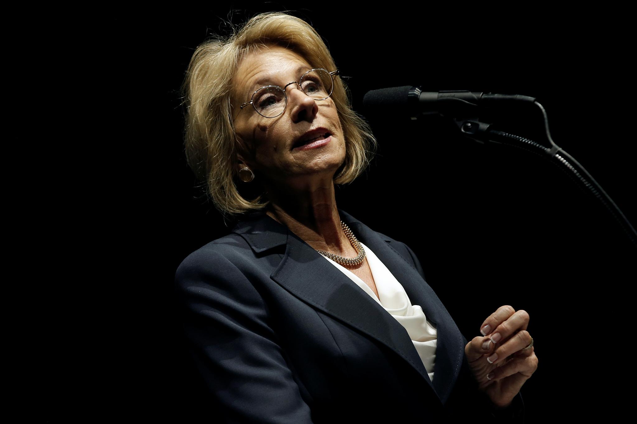 Betsy DeVos, a billionaire Republican from Michigan, has been nominated to head the federal Education Department.